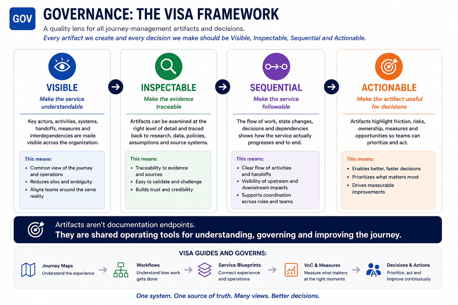 VISA governance framework